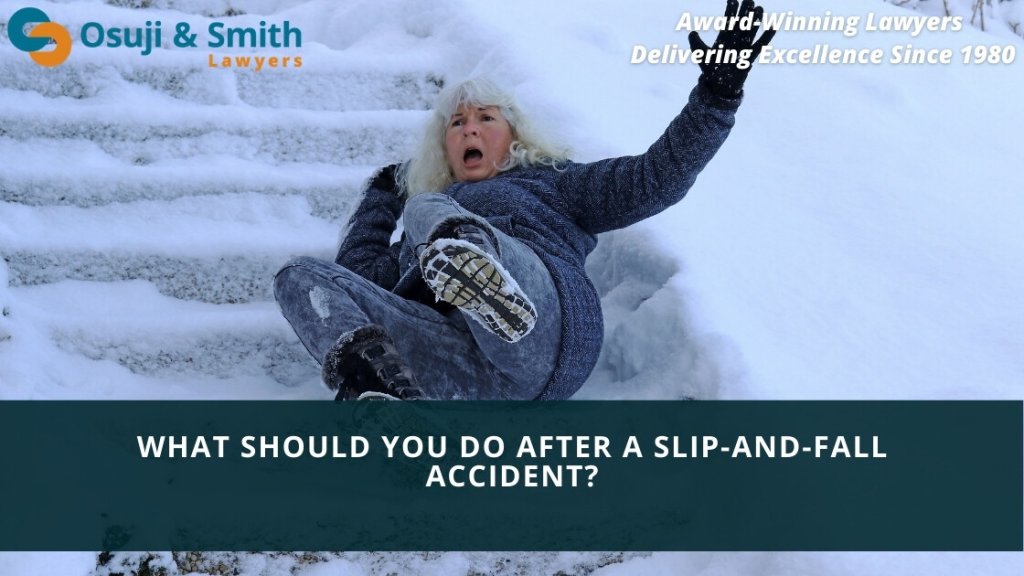 Calgary long winter - What should you do after a slip-and-fall accident in Calgary