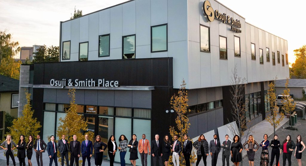 Calgary Osuji and Smith Place Top Calgary Lawyers Team