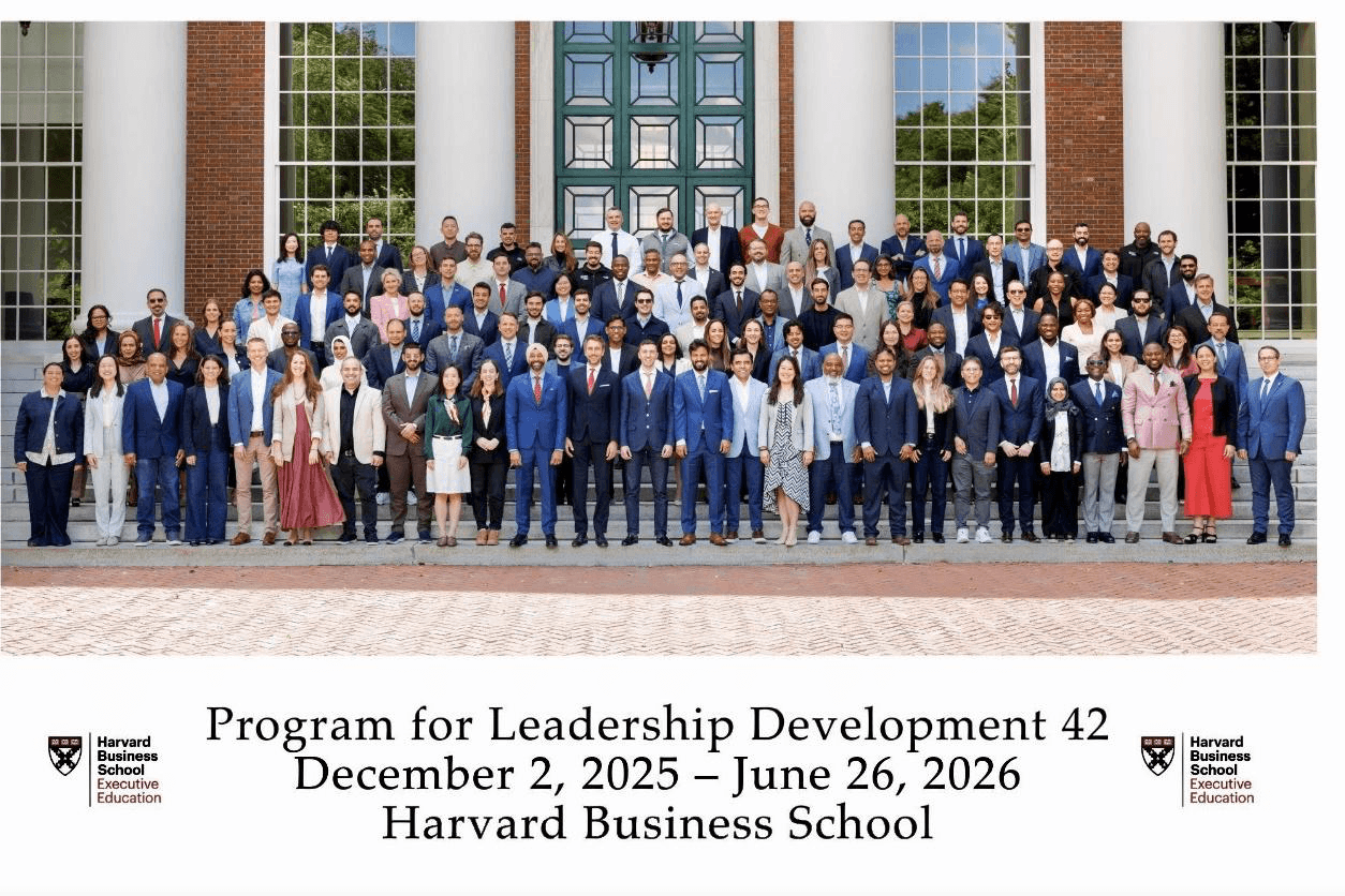 Harvard Business School Program for Leadership Development 42 cohort